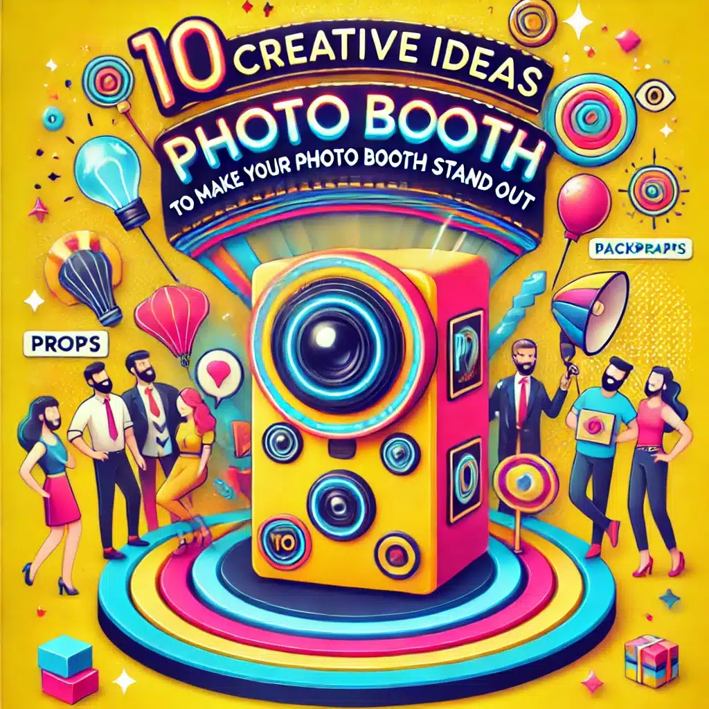 10 CREATIEVE IDEEËN OM UW FOTOBOOTH TE LATEN OPVALLEN