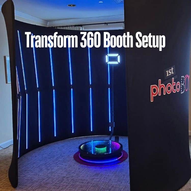 เปลี่ยนการตั้งค่า 360 Photo Booth ของคุณด้วยฉากหลัง 360